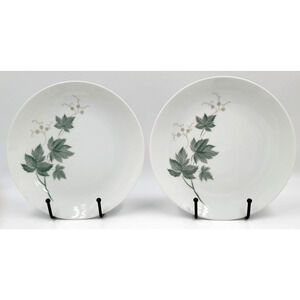 Two Noritake Wild Ivy Bread and Butter Plate Dish 6 3/8" Japan 1959 - 1973
